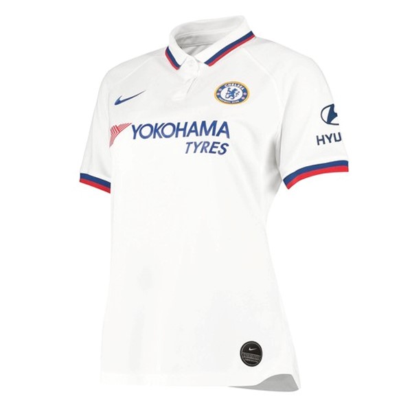 Camiseta Chelsea Segunda equipo Mujer 2019-20 Blanco